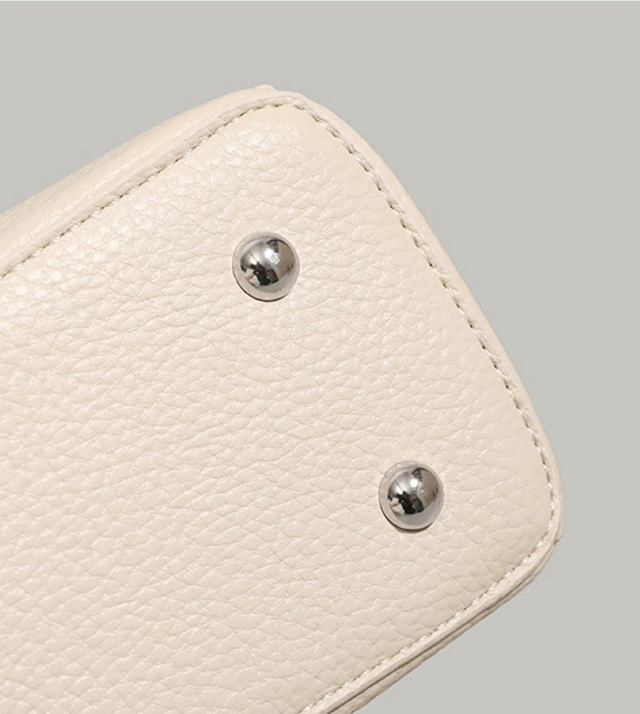 Love Letter Birkin Platinum Versatile Pebbled Top-Handle Bag