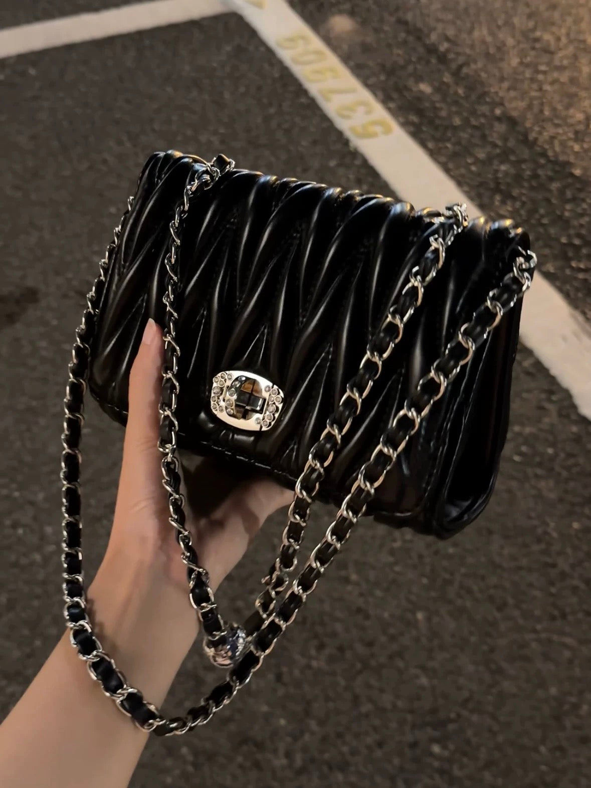 Ms. Channnel New Chain Fashion Mini Square Bag
