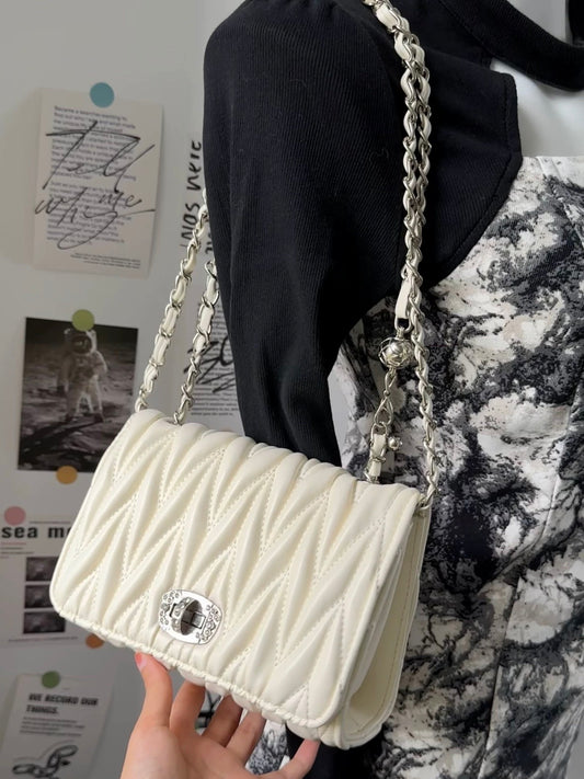 Ms. Channnel New Chain Fashion Mini Square Bag