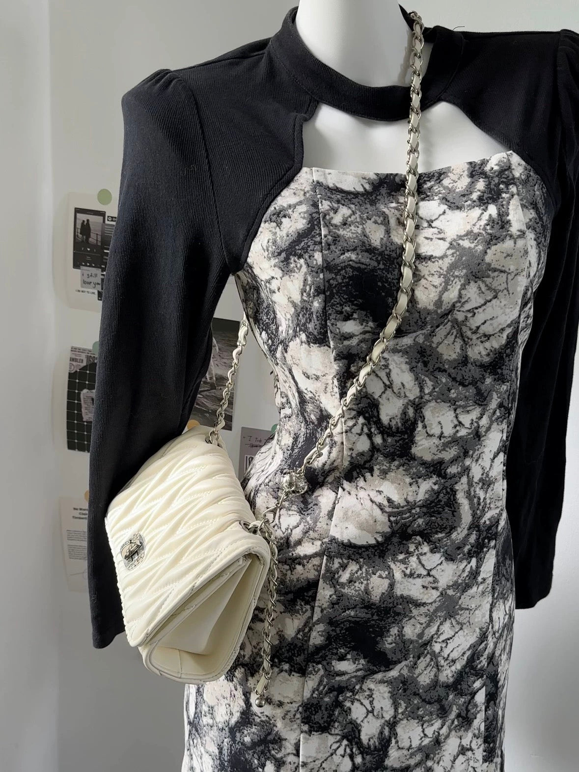 Ms. Channnel New Chain Fashion Mini Square Bag