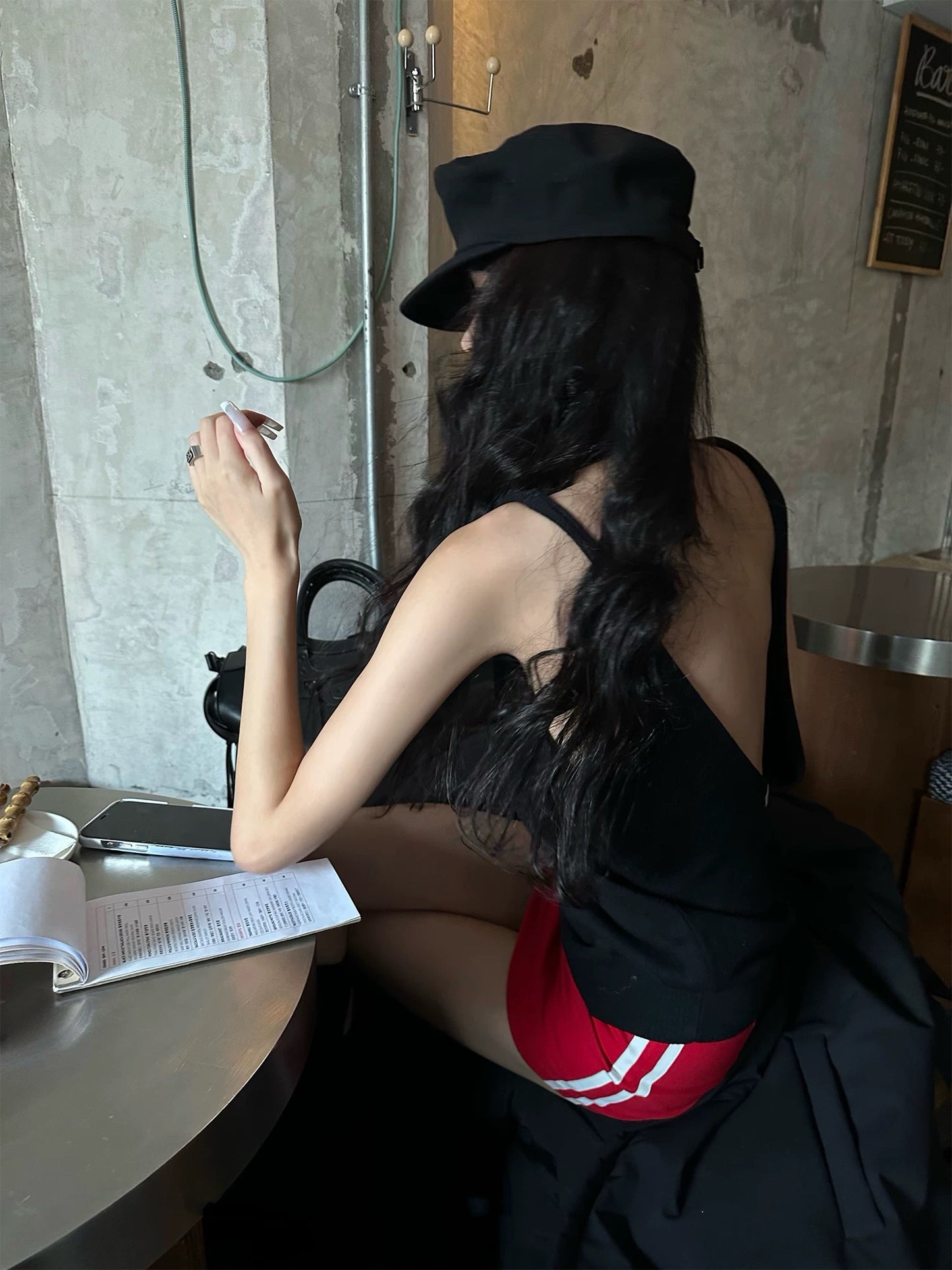 反转魅力 灰色露背针织上衣 Reverse Charm · Grey Backless Knit Top