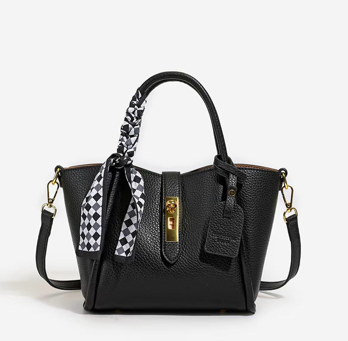 Cafe Latte Korean-Style Classic Basket Bag