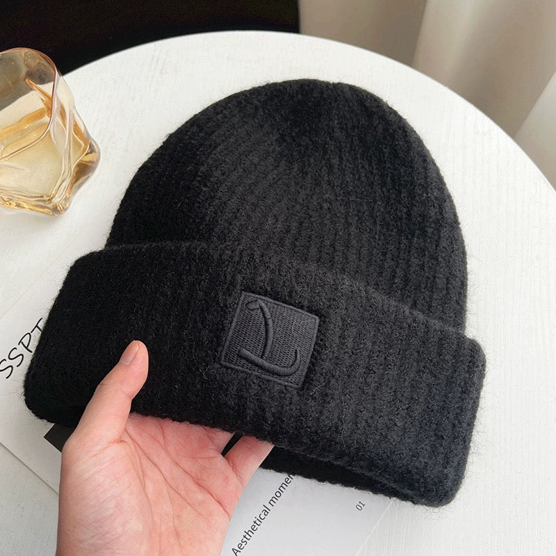 雪花秘籍 秋冬粗毛保暖堆堆帽 Snowflake Secret Winter Thick Knit Warm Slouchy Beanie