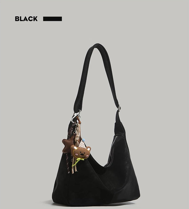 Plumette Bag - Everyday Vintage Suede Carryall Tote