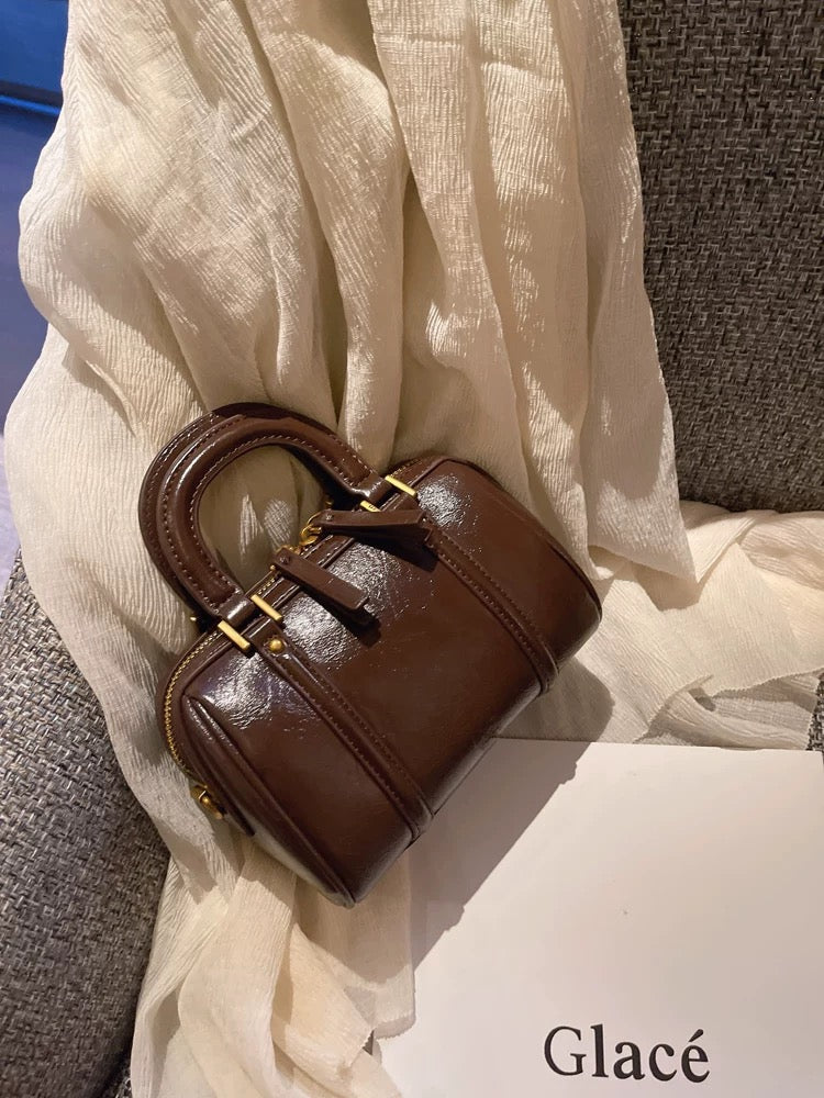 Compact Pillow Boston Bag Top Handle Mini Bag