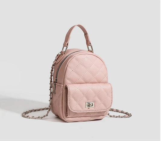 Mini Channnnel Bag – Quilted Mini Versatile Backpack