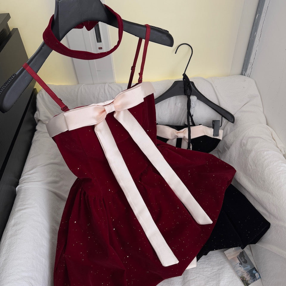 云画的森林 红色抹胸连衣裙 Forest in Clouds Red Strapless Evening Dress