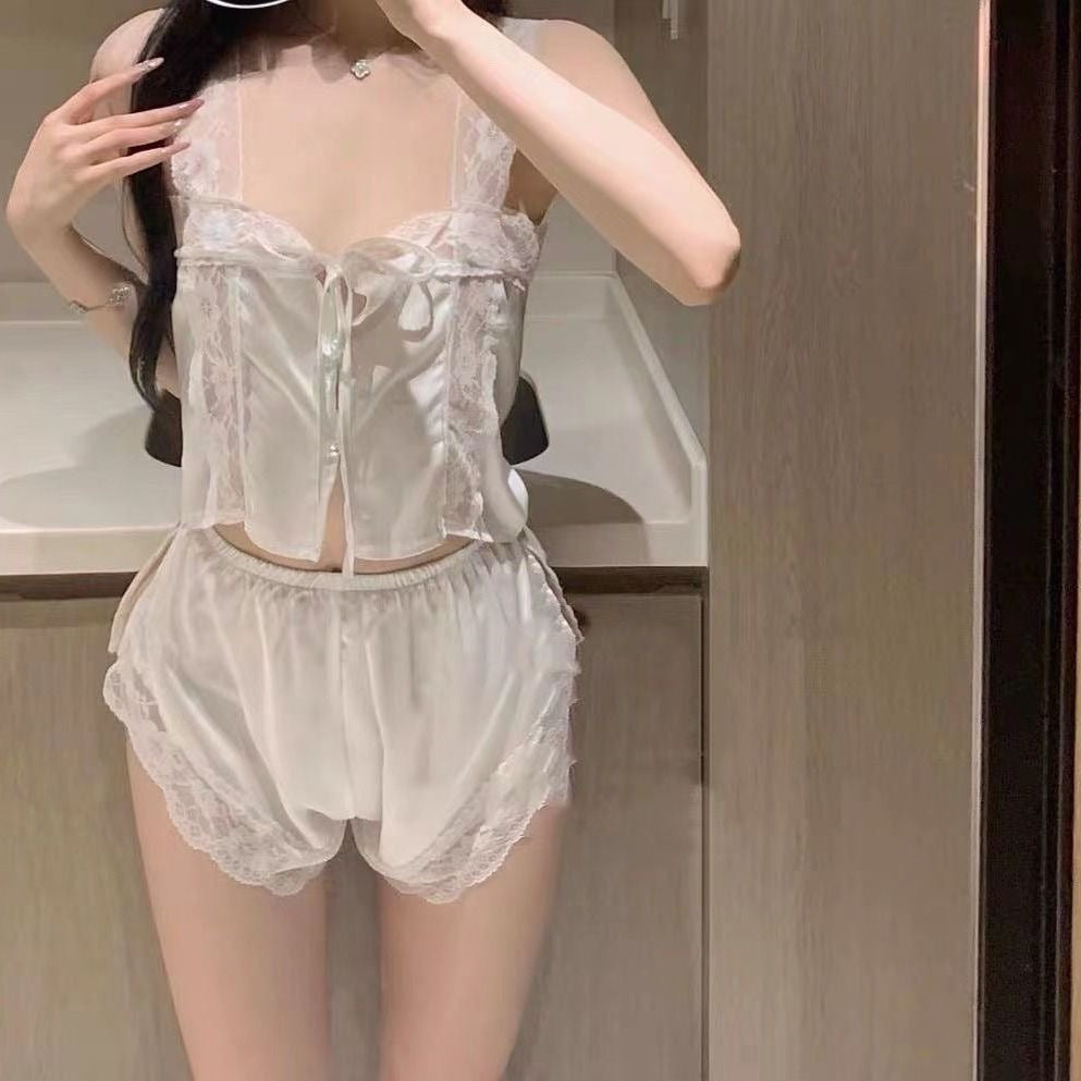 洛曼宫廷 复古宫廷蕾丝睡衣套装Loman Palace Vintage Lace Sleepwear Set