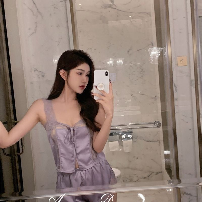 洛曼宫廷 复古宫廷蕾丝睡衣套装Loman Palace Vintage Lace Sleepwear Set