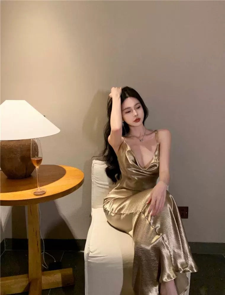 纸醉金迷 气质名媛露背小礼裙 Glamorous Socialite Backless Cocktail Dress