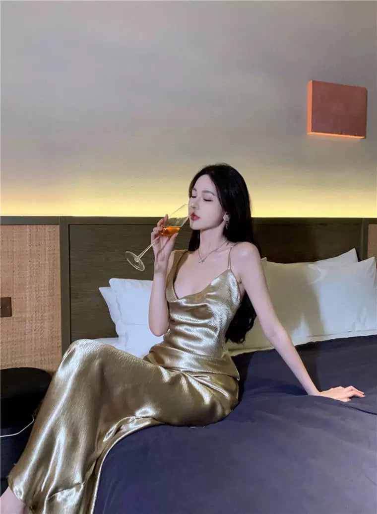 纸醉金迷 气质名媛露背小礼裙 Glamorous Socialite Backless Cocktail Dress