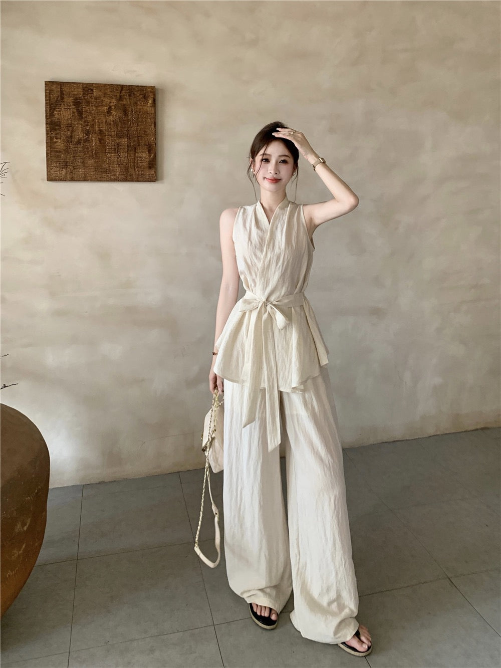 盛夏花期 松弛感韩系套装 Midsummer Bloom Relaxed Korean-Style Outfit