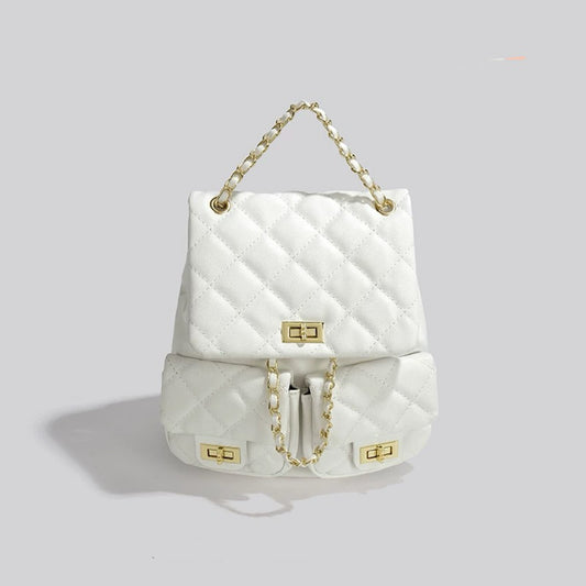 Stellar Onyx Mini Backpack - White