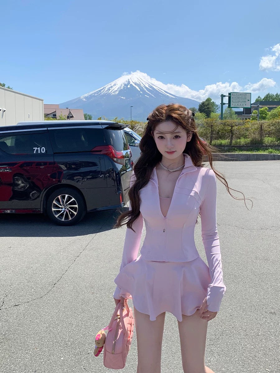 仙女怕晒 防晒修身套装 Fairy Sun Protection – Slim-Fit UV-Blocking Outfit
