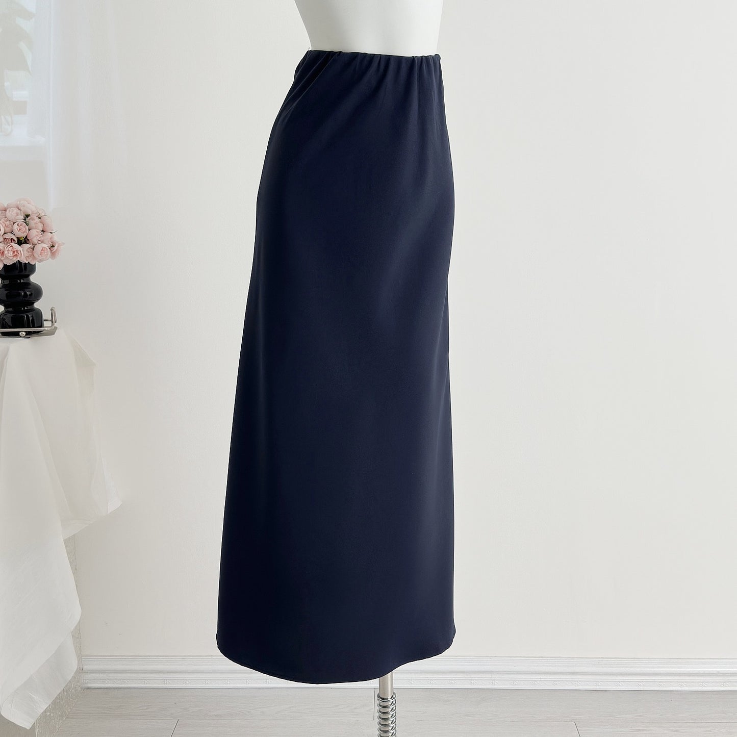 四季精英 新中式套装Urban Sophisticate 2-Piece Set Mock Neck Knit& Skirt