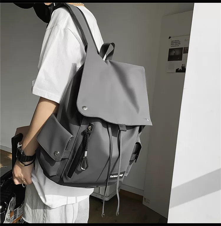 Evergreen Voyager Laptop Canvas Backpack - Green