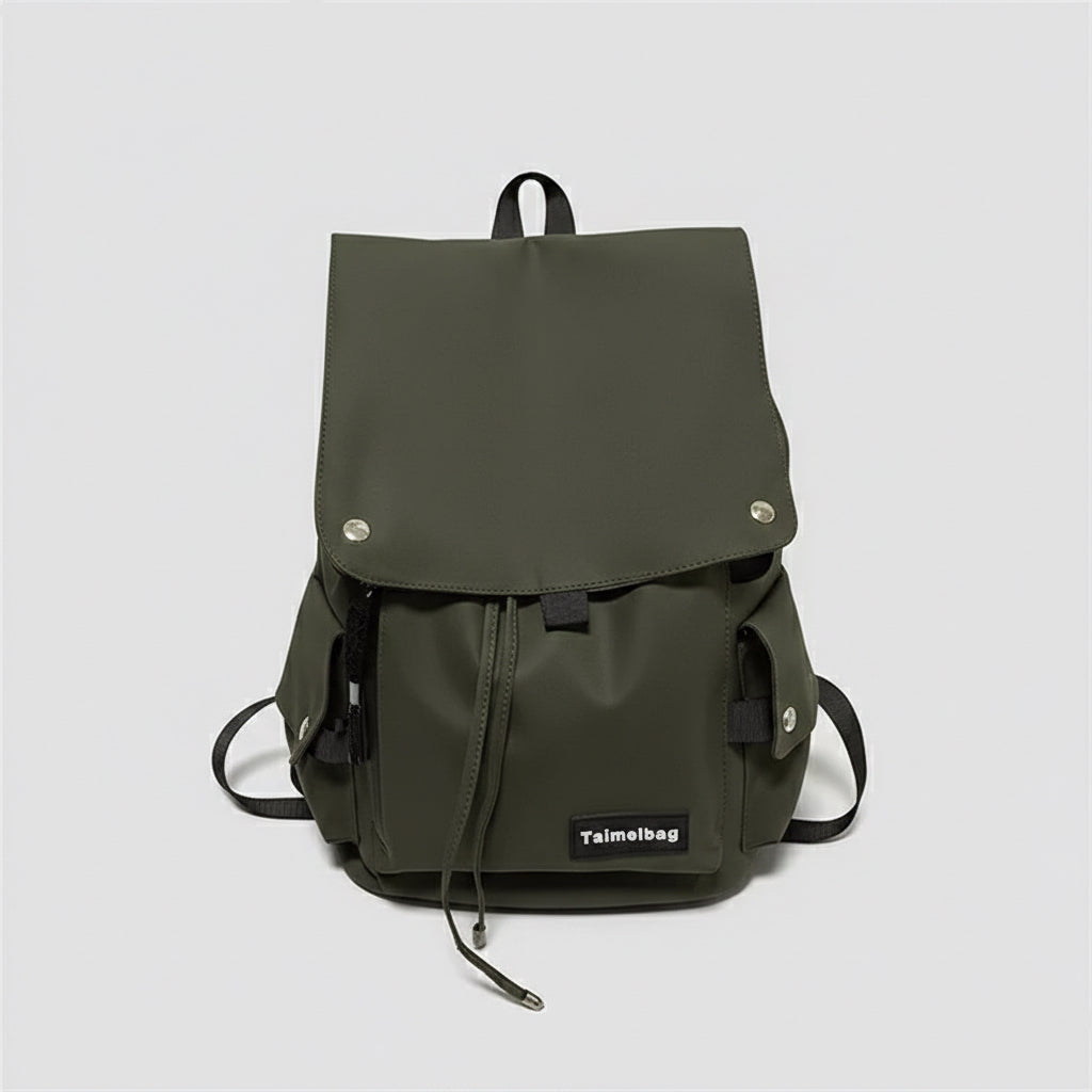 Evergreen Voyager Laptop Canvas Backpack - Green