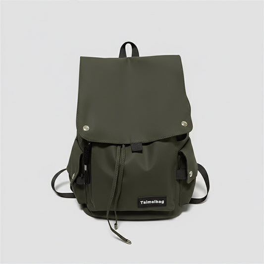 Evergreen Voyager Laptop Canvas Backpack - Green