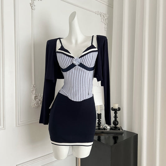 辣女时代 学院风辣妹纯欲吊带套装 Hot Girl Era Preppy Coquette Cami Set