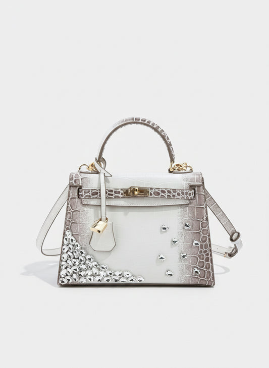 索菲亚 晚宴型镶钻手提包包   Sophia Diamond-Encrusted Evening Handbag