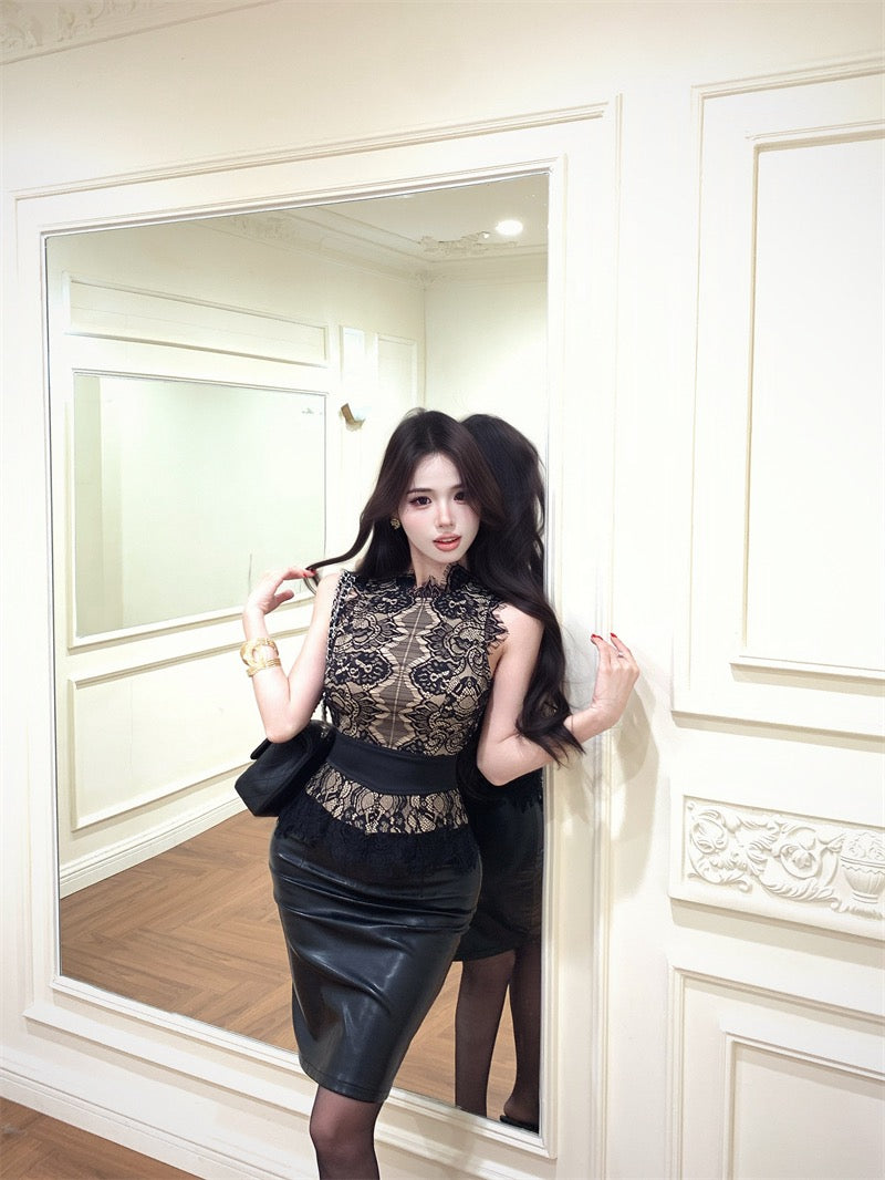 微醺午茶 重工钩花上衣 Drunken Teatime Heavyweight Crochet Lace Top