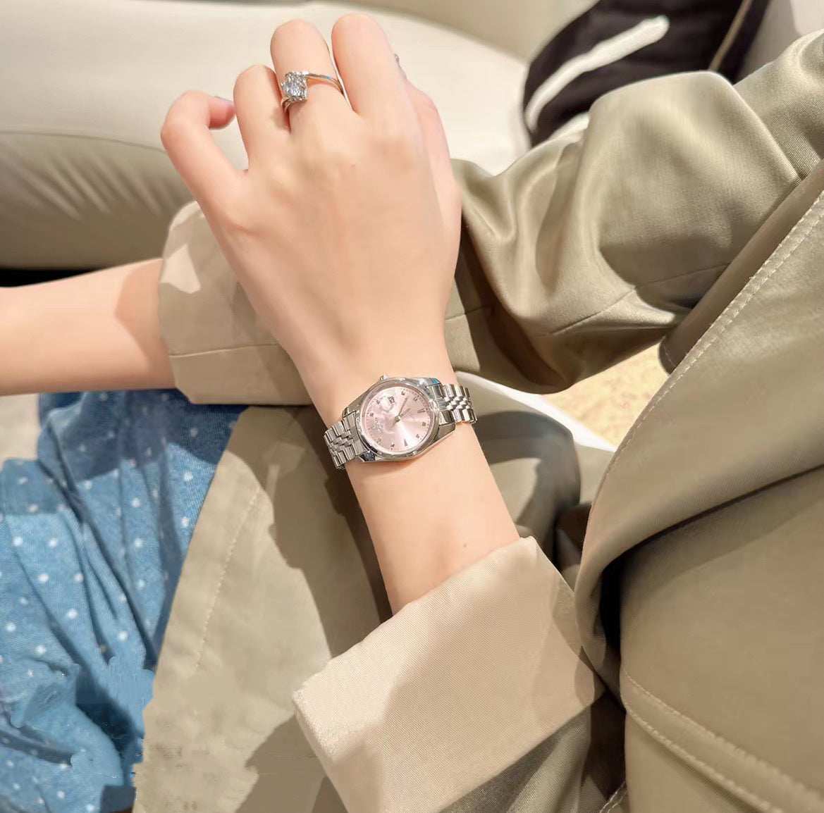 灵犀 轻奢小众气质防水女腕表 Echo Minimalist Luxury Waterproof Watch for Women