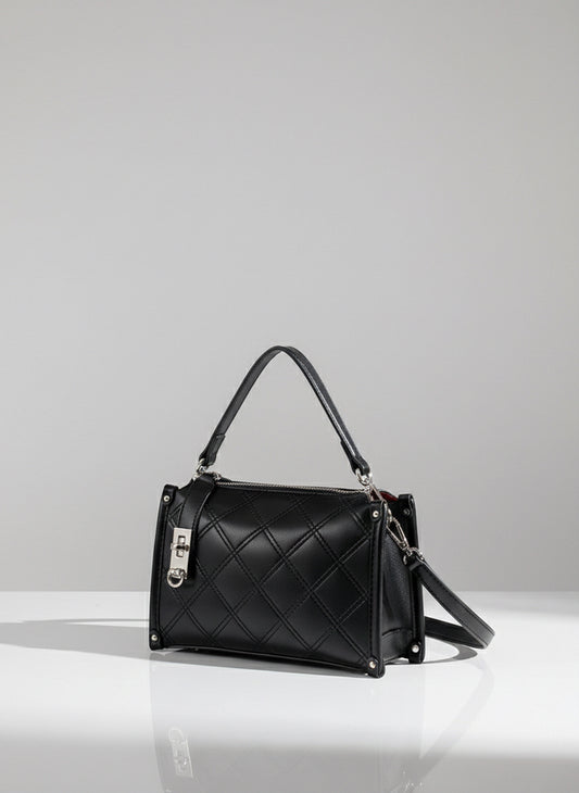 九号私藏 菱格小方包包 Frame No. 9 Quilted Crossbody Bag