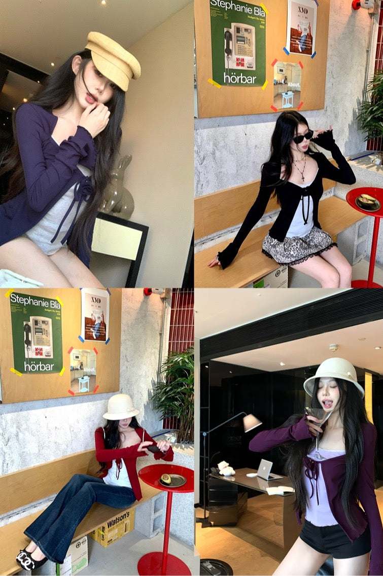 野玫瑰宣言 假两件立体花朵上衣Blooming Soul 3D Floral Patchwork Top