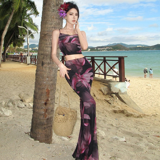 辣味苏打 性感吊带半裙套装Tropical Vibe Two-Piece Set