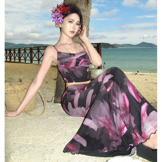 辣味苏打 性感吊带半裙套装Tropical Vibe Two-Piece Set