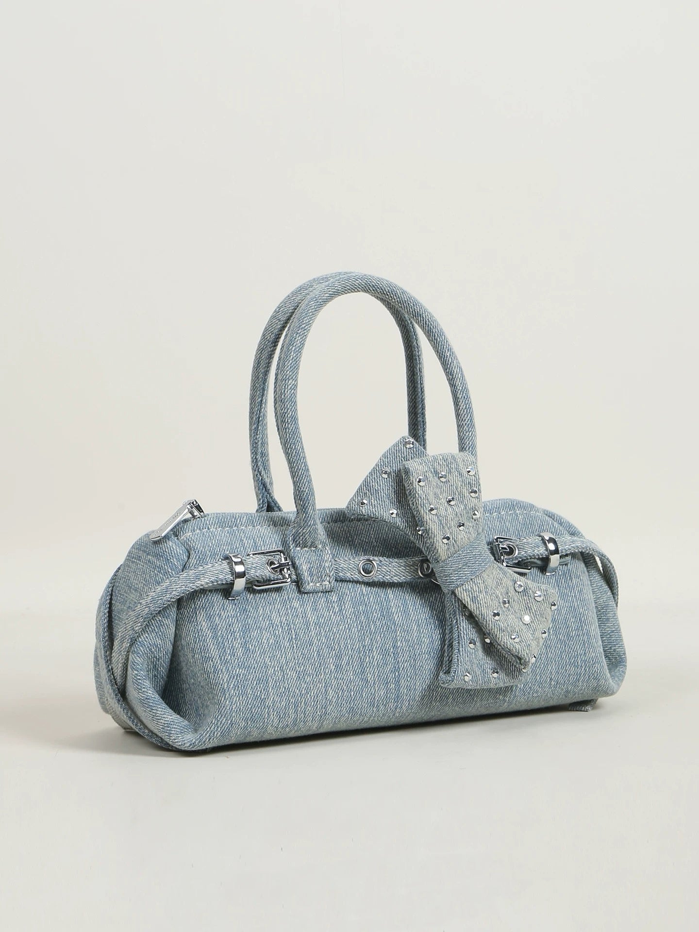单宁甜心 牛仔帆布大空间保龄球包 Denim Sweetie Denim Canvas Bowling Bag