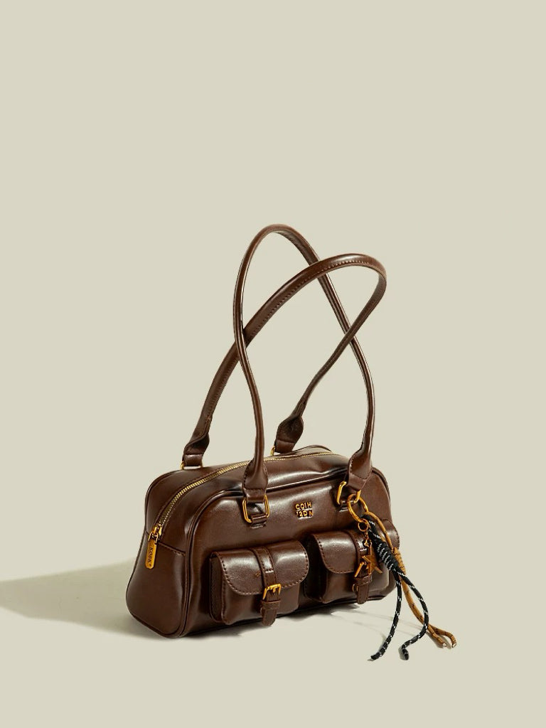 冷萃摩登 大容量复古单肩腋下包Cold Brew Modern Retro Spacious Underarm Bag