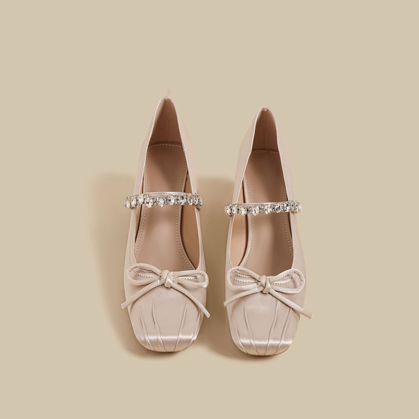 匠逅 法式芭蕾绝美粗跟女高跟鞋 Jianghou French-Style Ballet-Inspired Elegant Chunky-Heel Women’s Heels