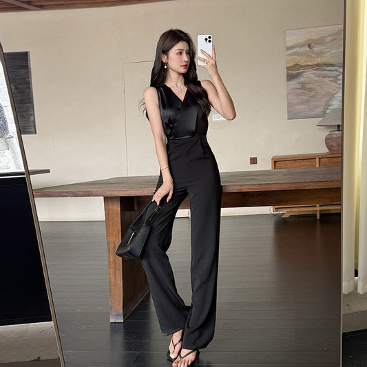 黛绮丝 气质名媛阔腿连体裤 Daiqisi Elegant Socialite Wide-Leg Jumpsuit