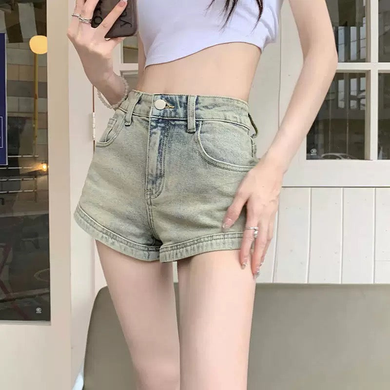 琴心细语 法式一字肩绑带收腰开衫/短裤 French Off-the-Shoulder Belted Waist Cardigan/Shorts