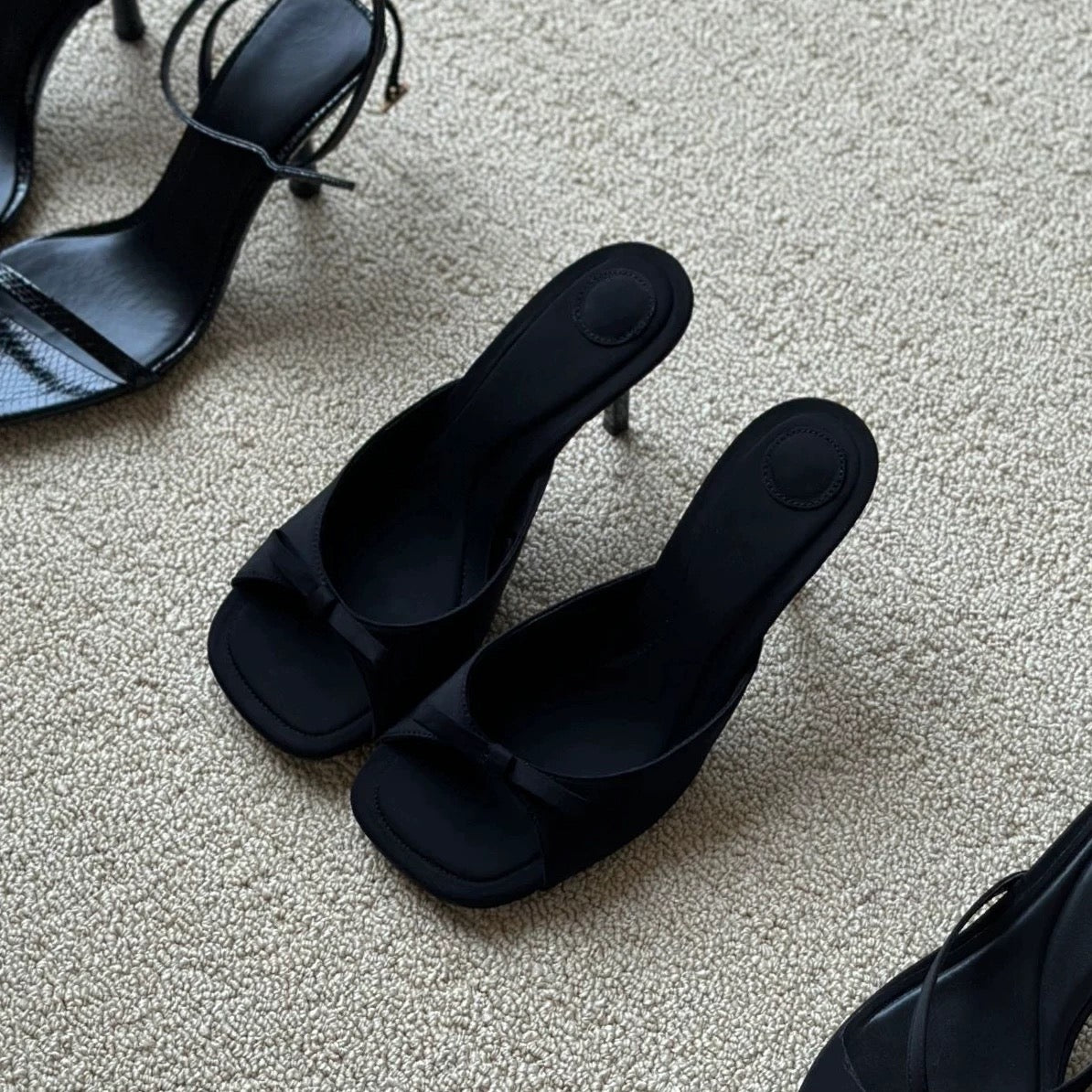 甜美仙女蝴蝶结细跟高跟鞋 Sweet Fairy Bow Stiletto Heels