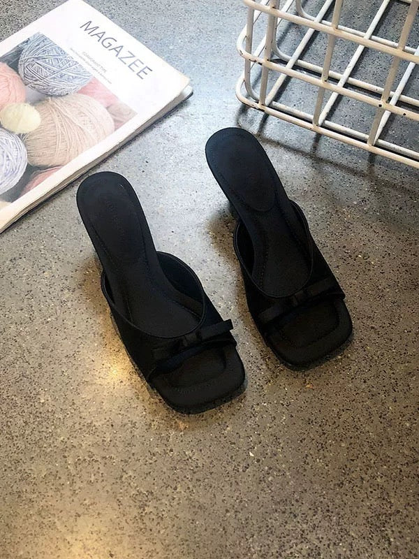 甜美仙女蝴蝶结细跟高跟鞋 Sweet Fairy Bow Stiletto Heels