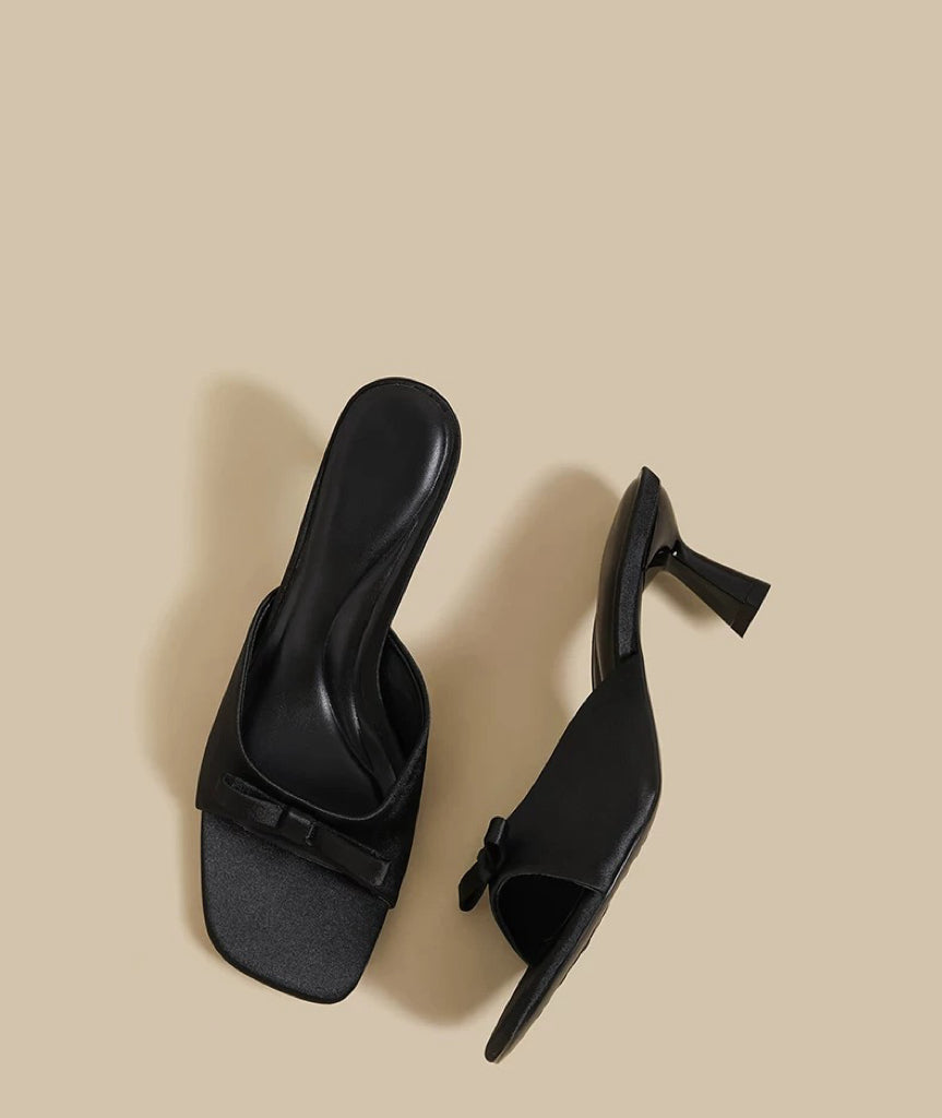 甜美仙女蝴蝶结细跟高跟鞋 Sweet Fairy Bow Stiletto Heels