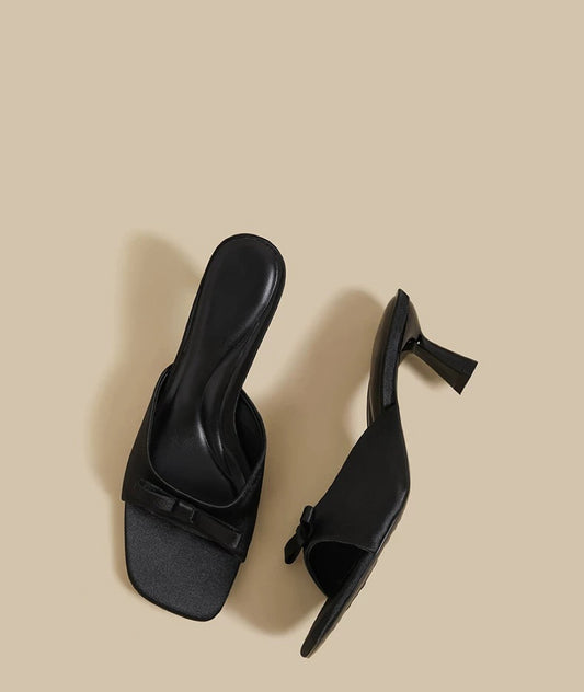 甜美仙女蝴蝶结细跟高跟鞋 Sweet Fairy Bow Stiletto Heels