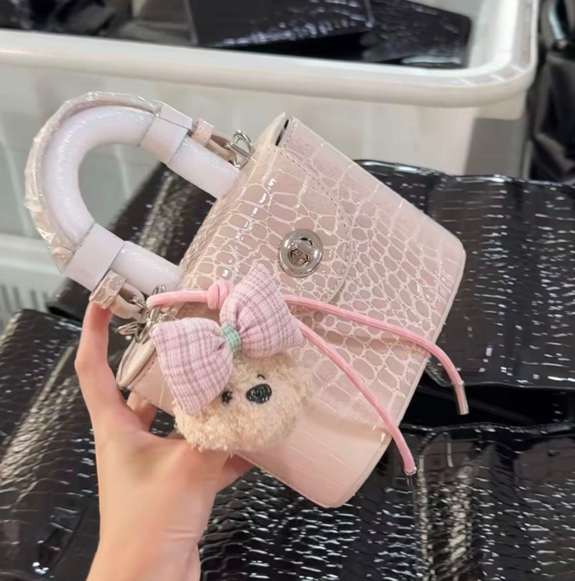 Lumière Mini Box Hand Bag