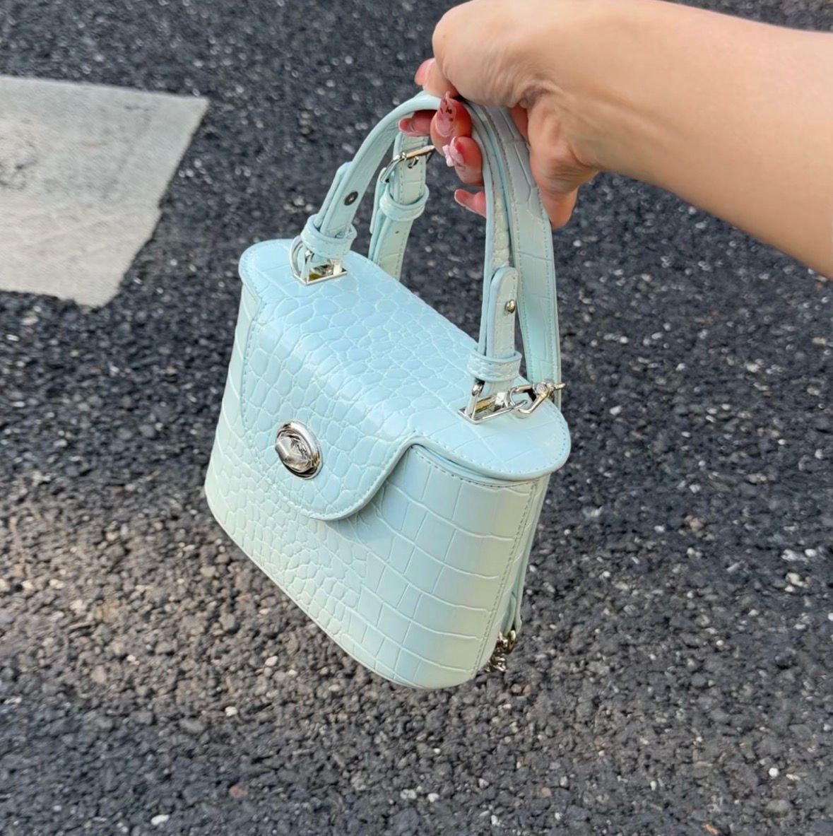 Lumière Mini Box Hand Bag