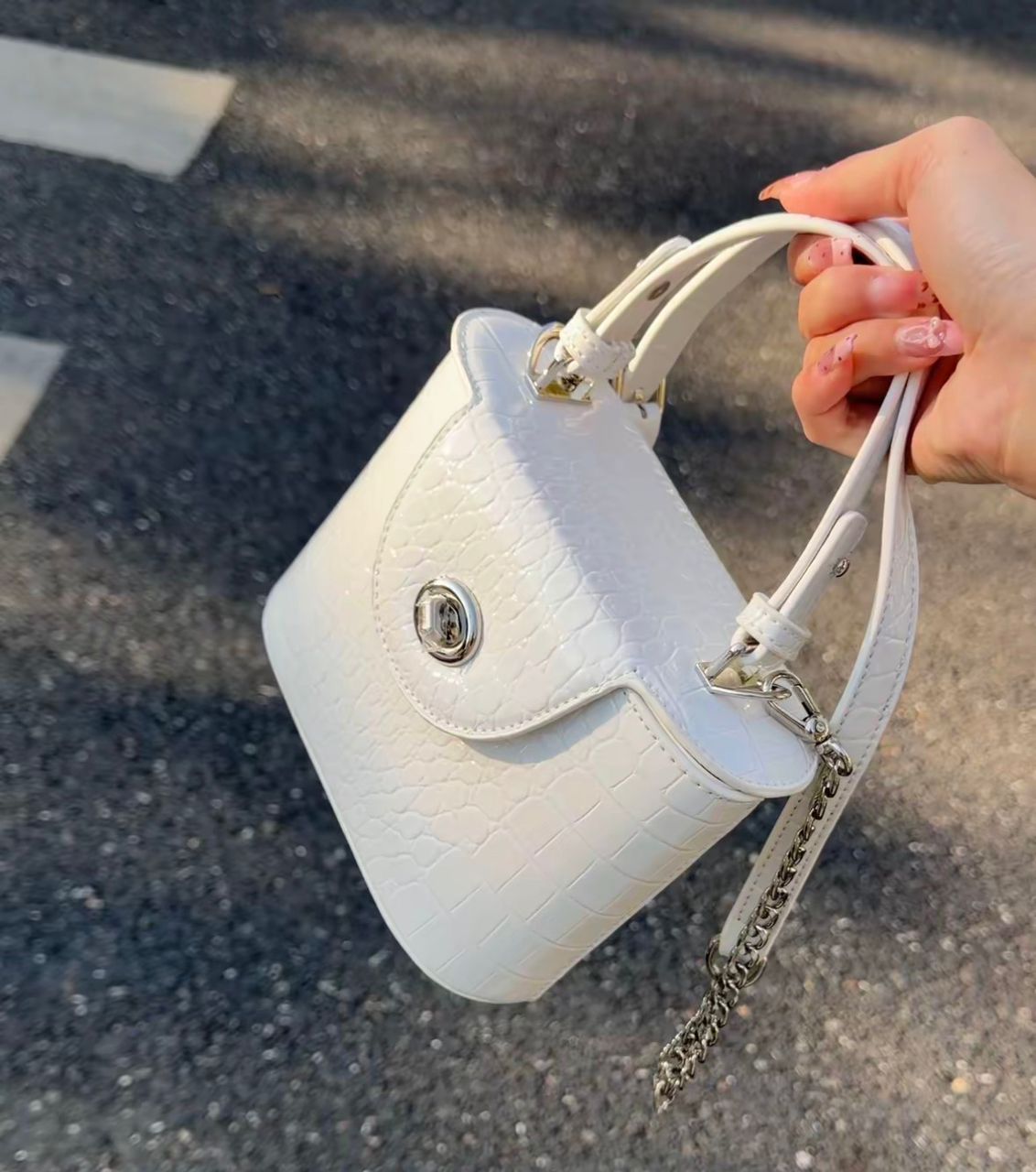 Lumière Mini Box Hand Bag